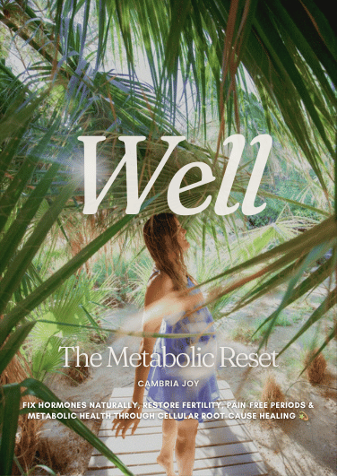 The current cover of Well: The Metabolic Reset by Cambria Joy